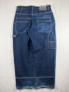 Y2K Baggy Southpole Jeans Raw Denim Japanese Denim Southpole Baggy Jeans Y2K